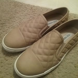 Steve Madden Quilted Slip On Sneakers